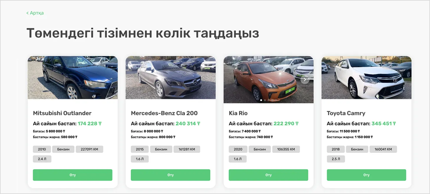 Пример отображения